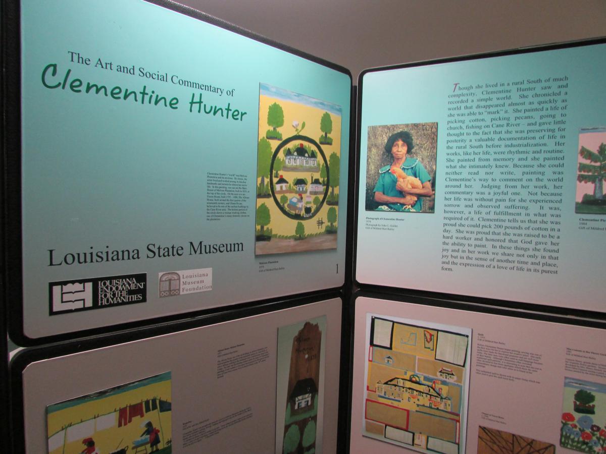 Clementine Hunter Exhibit at Jeanerette Museum