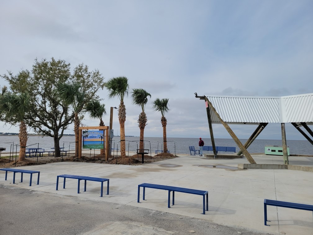 New Fishing Deck & Restored Beach at Cypremort Point State Park