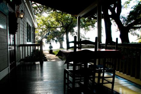 Cafe Jefferson Porch Rip Van Winkle Gardens Jefferson Island - Courtesy of Iberia Parish CVB